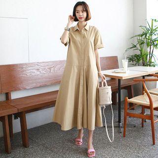 Drop-waist Shirtdress