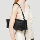 Pleated Handbag Black - One Size