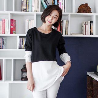 Zip Off-shoulder Top