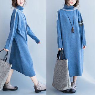 Loose-fit Knit Midi Dress