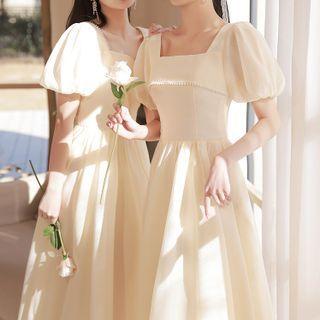 Puff Sleeve Cocktail Dress (various Designs)