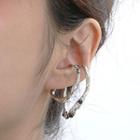 Geometry Ear Cuff Type B - 1 Pc - Silver - One Size