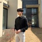 Round-hem Shirt In 11 Colors