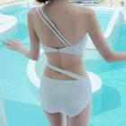 Set: Single Shoulder Swim Top + Bottom