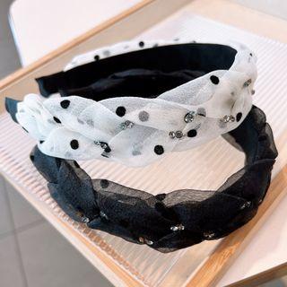 Rhinestone Dotted Headband