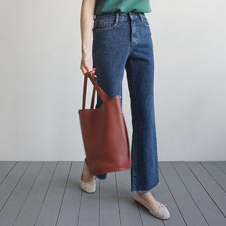 Loose-fit Boot-cut Jeans