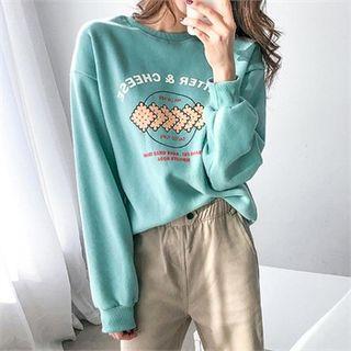 Butter & Cheese Lettered Sweatshirt