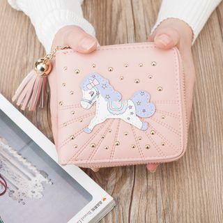 Studded Unicorn Wallet