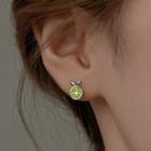 Lemon Sterling Silver Earring 1 Pair - Green - One Size