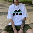 Simple Waterdrop Short-sleeve Top