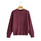 Plain Sweater Brown - One Size