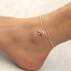 Bell Layered Anklet Rose Gold - One Size