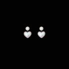 Heart Drop Earring 1 Pair - Stud Earrings - One Size