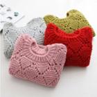 Crochet-knit Sweater