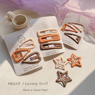 Set Of 3: Hollow Hair Clip