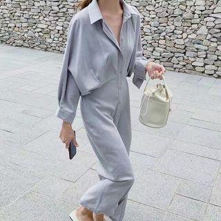 Maxi Sheath Shirtdress