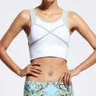 Sports Two-tone Cropped Tank Top