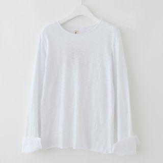 Cotton Long-sleeve Top