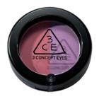 3 Concept Eyes - Duo Color Face Blush (crème De Violette) 5g