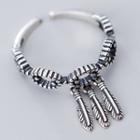 925 Sterling Silver Feather Open Ring Ring - As Shown In Figure - One Size