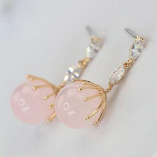 Crystal Clip-on Earrings/ Earrings