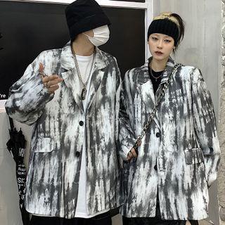 Couple Matching Print Blazer