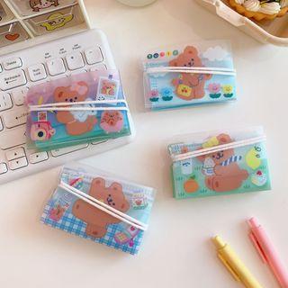 Bear Print Surgical Mask Storage Clip