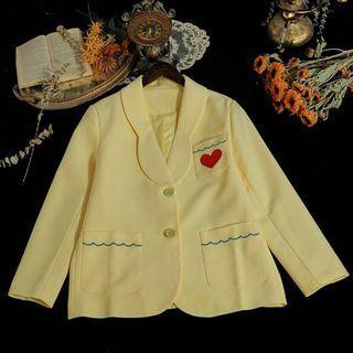 Heart Accent Blazer
