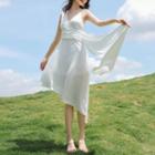 Asymmetrical Wrapped Dress