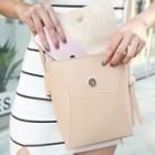 Faux Leather Crossbody Bag With Tassel