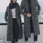 Couple Matching Patterned Long Coat