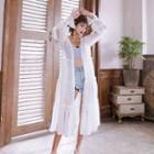 Chiffon Beach Cover-up White - One Size