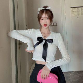 Bow Cropped T-shirt