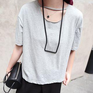 Geometric Cord Necklace