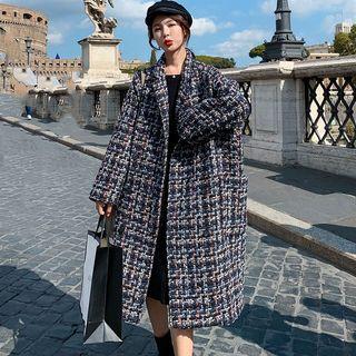 Oversized Tweed Coat