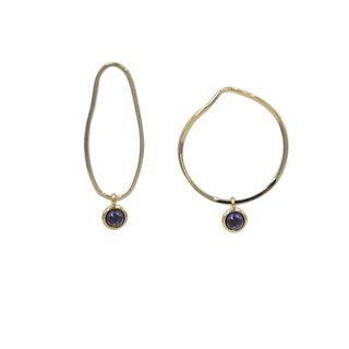 Irregular Hoop Earrings One Size