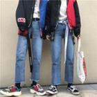 Couple Matching Straight-leg Jeans