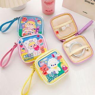 Cartoon Faux Leather Pouch