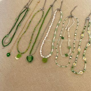 Resin / Faux Pearl Necklace (various Designs)