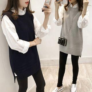 Knit Vest / Overhead Shirt