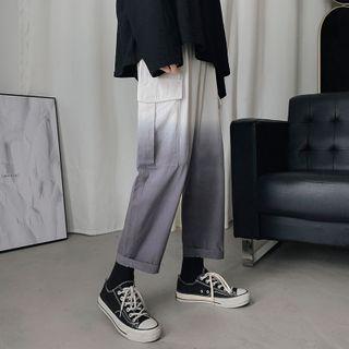 Gradient Straight Fit Cargo Pants