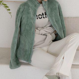 N Efct Reversible Fleece Zip-up Jacket
