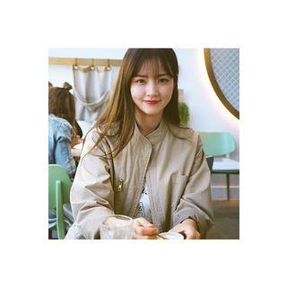 Stand-collar Zip-up Cotton Jacket