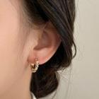 Braided Mini Hoop Earring 1 Pair - Gold - One Size