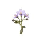 Fashion And Elegant Enamel Flower Brooch With Freshwater Pearls Silver - One Size