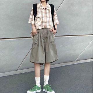 Plain Cargo Shorts / Pants Chain