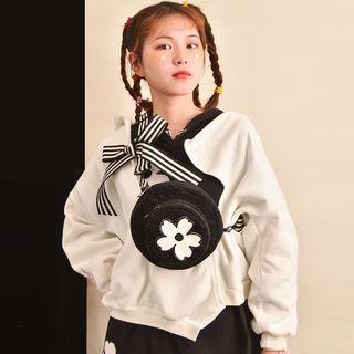 Corduroy Crossbody Bag Black - One Size