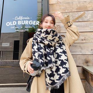 Printed Fringed Trim Scarf As Shown In Figure - 200 X 70cm