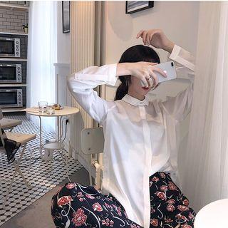 Floral Elastic-waist Wide-leg Pants
