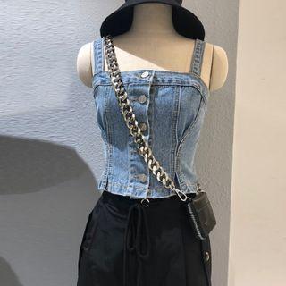 Sleeveless Denim Camisole